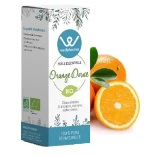 Huile essentielle Orange Douce BIO 10 ml - Wellpharma