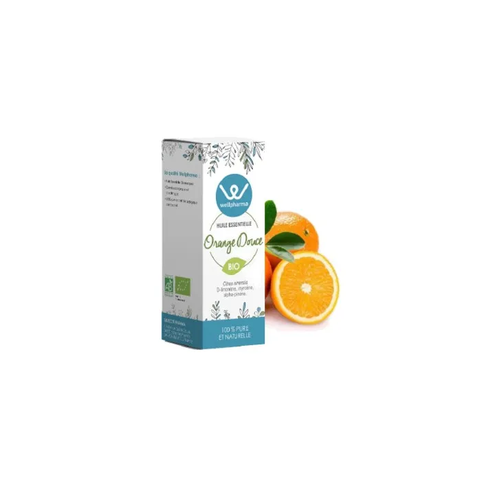 Huile essentielle Orange Douce BIO 10 ml - Wellpharma