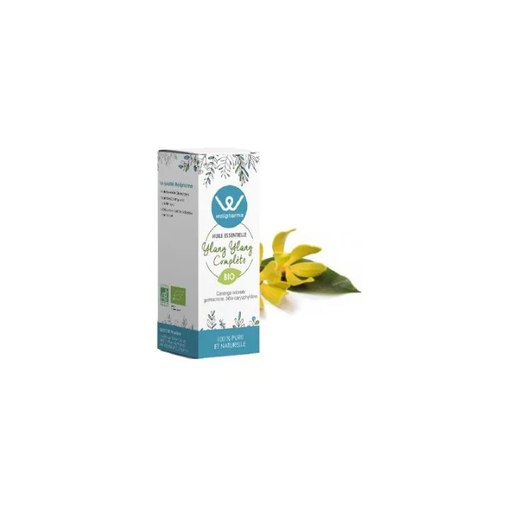Huile essentielle Ylang Ylang complète BIO 10 ml - Wellpharma