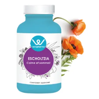 Complément alimentaire Escholtzia Wellpharma 90 gélules Complément alimentaire Escholtzia Wellpharma 90 gélules