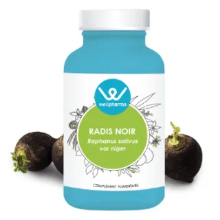 Complément alimentaire Radis noir Wellpharma 90 gélules