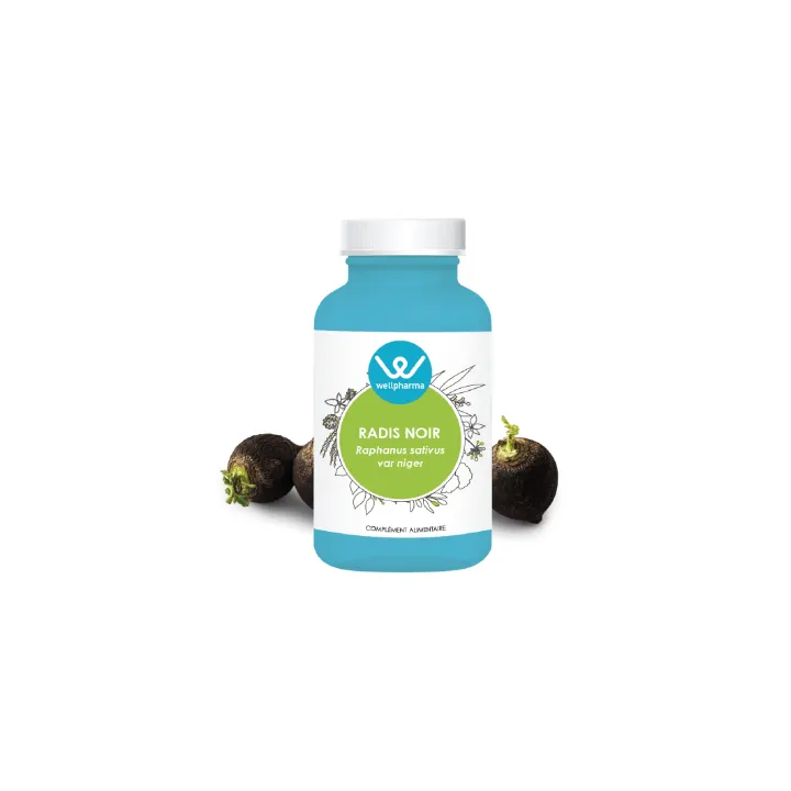 Complément alimentaire Radis noir Wellpharma 90 gélules