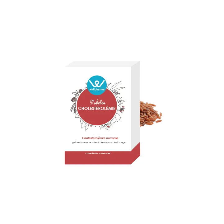 Rubelea Cholestérolémie Wellpharma 60 gélules