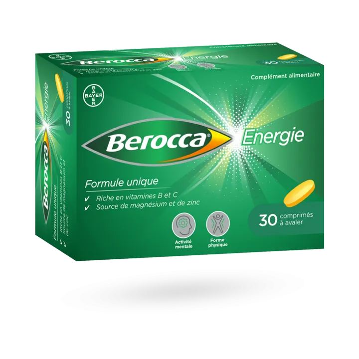 Berocca Energie forme mentale et physique 30 comprimés