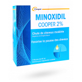 Minoxidil Cooper 2% chute de cheveux modérée - 3 x 60 ml