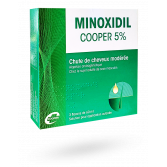 Minoxidil Cooper 5% chute de cheveux - 3 flacons de 60 ml