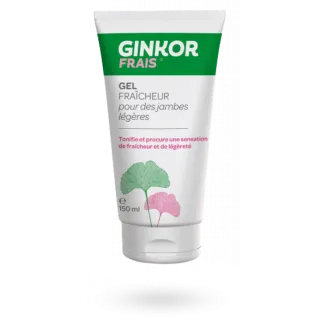 Ginkor Frais gel fraîcheur jambes lourdes - Tube de 150 ml