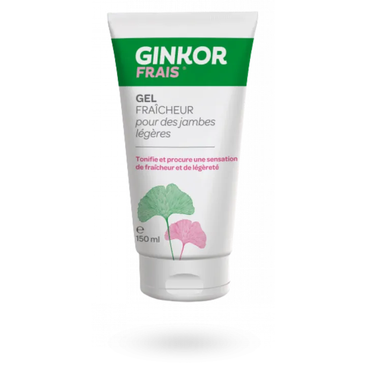 Ginkor Frais gel fraîcheur jambes lourdes - Tube de 150 ml