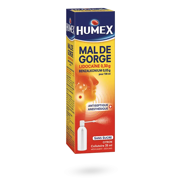 Humex mal de gorge collutoire 35 ml