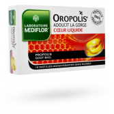 Oropolis Propolis sans sucre maux de gorge - 16 pastilles goût miel