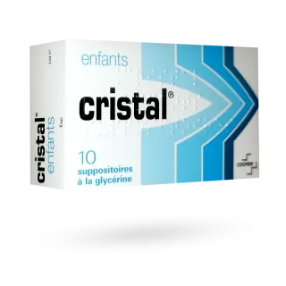 Cristal Enfants laxatif boite de 10 Suppositoires glycérine