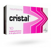 Cristal Nourrissons laxatif - 10 Suppositoires glycérine