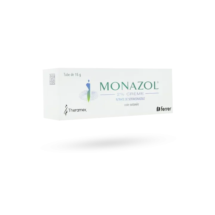 Monazol crème 2% mycoses cutanées tube de 15 g