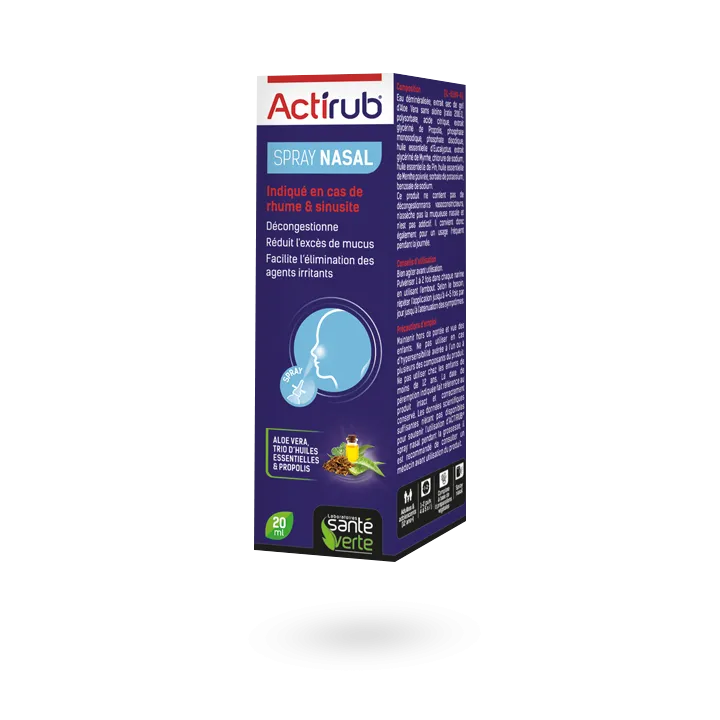 Actirub spray nasal rhume rhinite 20 ml Santé Verte
