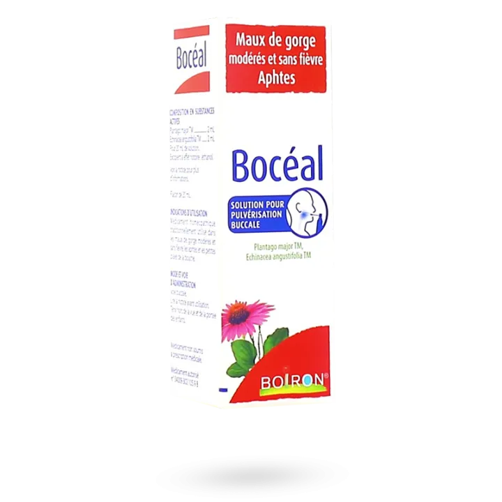 Bocéal spray maux de gorge et aphtes Boiron 20 ml