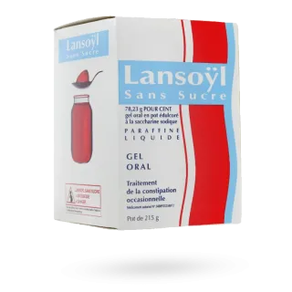 Lansoÿl gel oral sans sucre constipation laxatif pot de 215 g