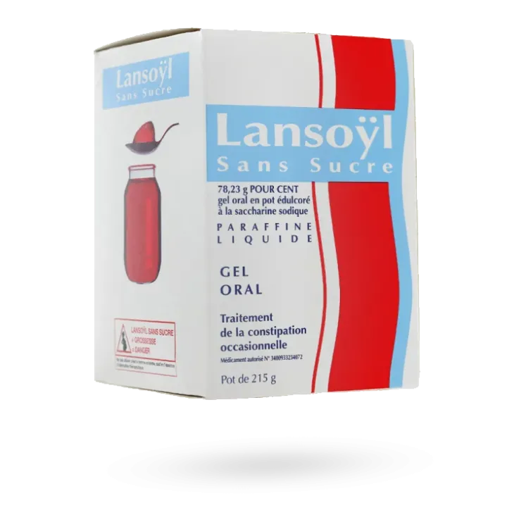 Lansoÿl gel oral sans sucre constipation laxatif pot de 215 g