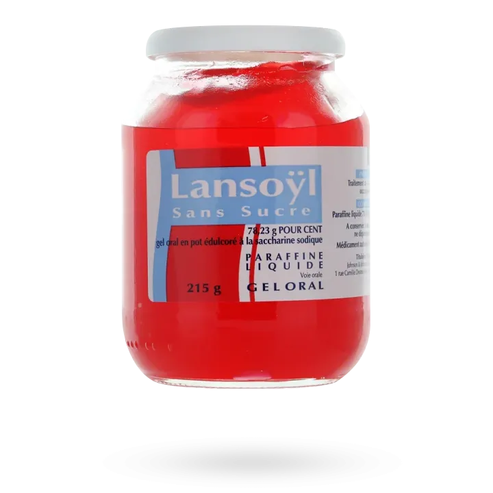 Lansoÿl gel oral sans sucre constipation laxatif pot de 215 g
