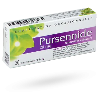Pursennide 20 mg laxatif stimulant constipation 20 comprimés