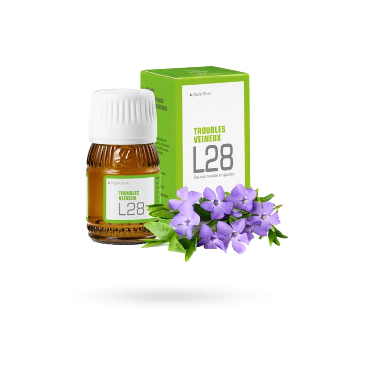 Lehning L28 troubles veineux homéopathie flacon de 30 ml