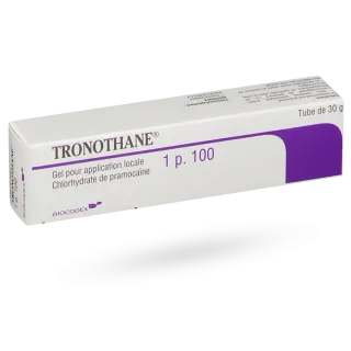 Tronothane 1% gel anesthésique anal tube de 30 g