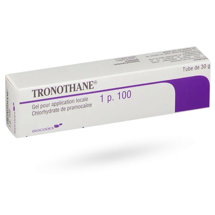 Tronothane 1% gel anesthésique anal tube de 30 g