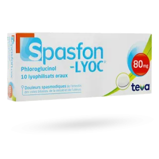 Spasfon Lyoc 80 mg maux de ventre 10 lyophilisats oraux