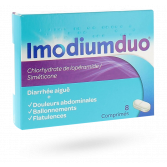 Imodium Duo diarrhée aiguë et douleurs abdominales - 8 comprimés