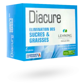 Diacure Lehning élimination des sucres et graisses 60 gélules