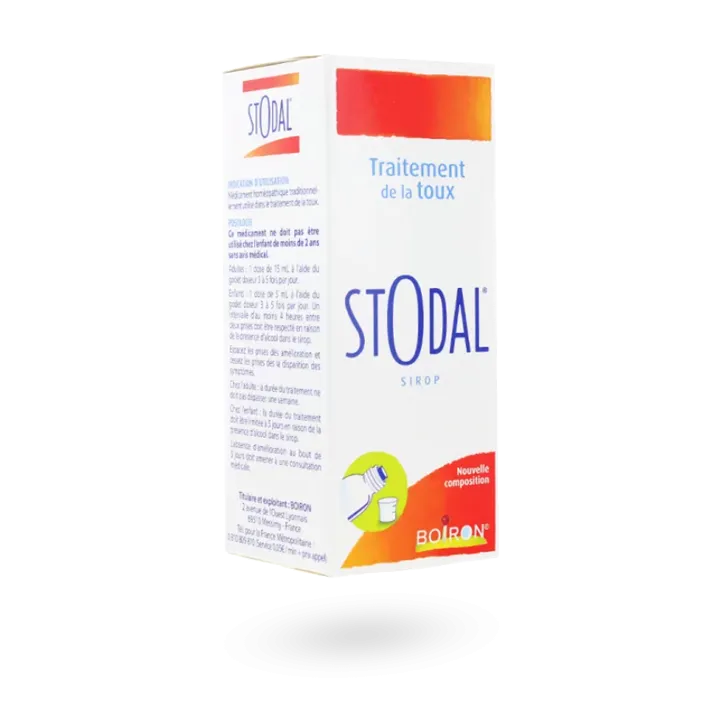 Stodal Boiron sirop contre la toux flacon de 200 ml