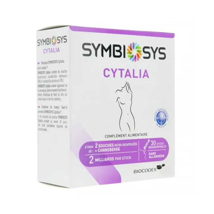 Symbiosys Cytalia Biocodex 30 sticks orodispersibles - Prévention des cystites