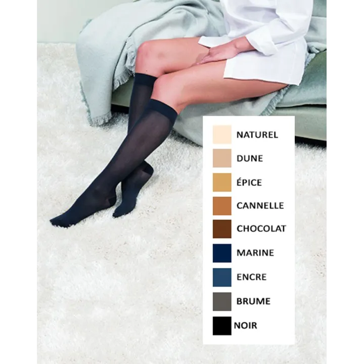 Sigvaris Essentiel semi-transparent chaussettes de contention pour femme