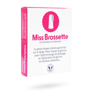 Miss Brossette doigtier brosse à dents pour bébé