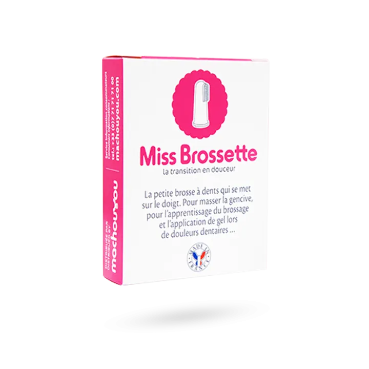 Miss Brossette doigtier brosse à dents pour bébé