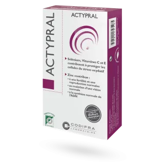 Actypral Codifra antioxydant endocellulaire et oculaire 60 gélules Actypral Codifra antioxydant endocellulaire et oculaire 60 gélules