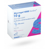 Macrogol 4000 Sandoz 10 g - Boite de 20 sachets