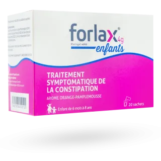 Forlax 4 g enfants solution buvable constipation 20 sachets