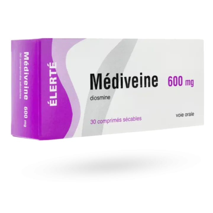Médiveine Diosmine 600 mg troubles veineux 30 comprimés