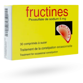Fructines 5 mg laxatif stimulant - Boite de 30 comprimés 