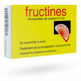 Fructines 5 mg laxatif - Boite de 30 comprimés 