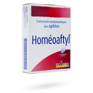 Homéoaftyl Boiron traitement des aphtes 60 comprimés à sucer