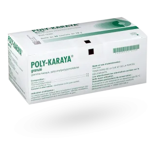 Poly-karaya granulés boite de 30 sachets