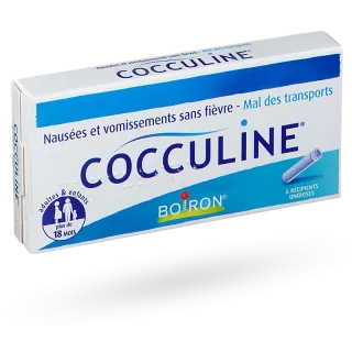 Cocculine Boiron récipient unidose Mal des transports boite de 6 tubes