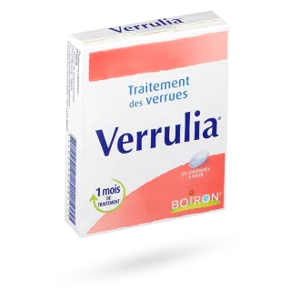 Verrulia Boiron traitement des verrues - Boite de 60 comprimés à sucer
