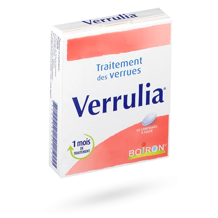 Verrulia Boiron traitement des verrues - Boite de 60 comprimés à sucer