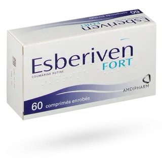 Esberiven Fort troubles veineux hémorroïdes 60 comprimés