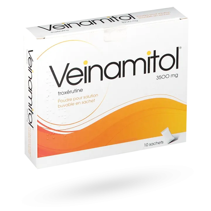 Veinamitol 3500 mg veinotonique - Boite de 10 sachets pour solution buvable