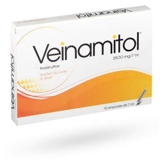 Veinamitol solution buvable à diluer - Boite de 10 ampoules