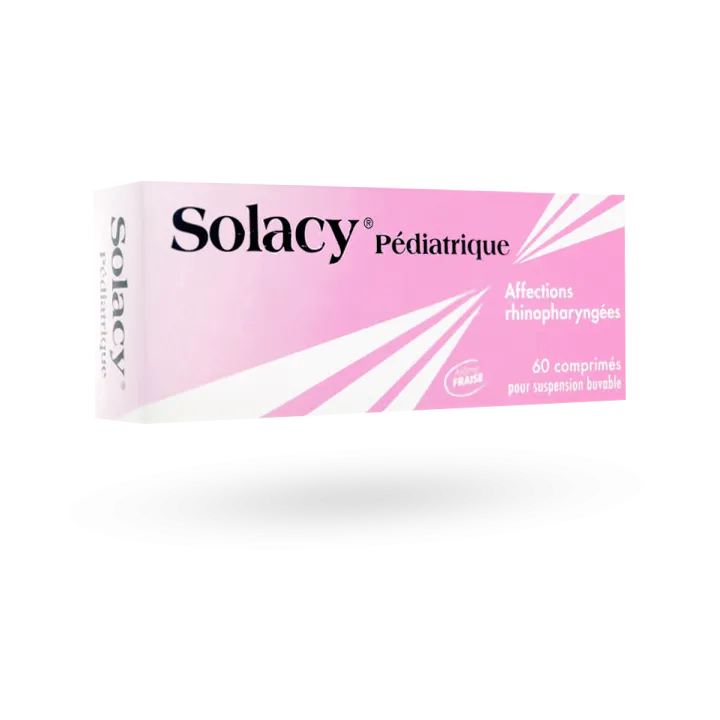 Solacy pédiatrique affections rhinopharyngées 60 comprimés arôme fraise
