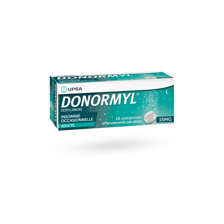 Donormyl 15mg comprimé effervescent boite de 10